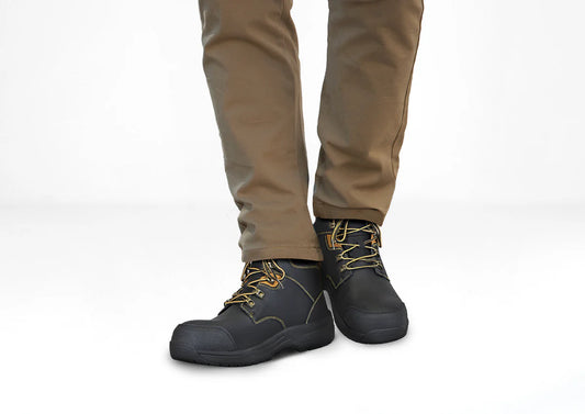 Men's Orthofeet Granite Work Boots Black