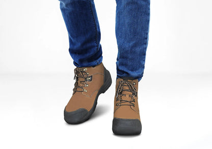 Men's Orthofeet Granite Work Boots Camel