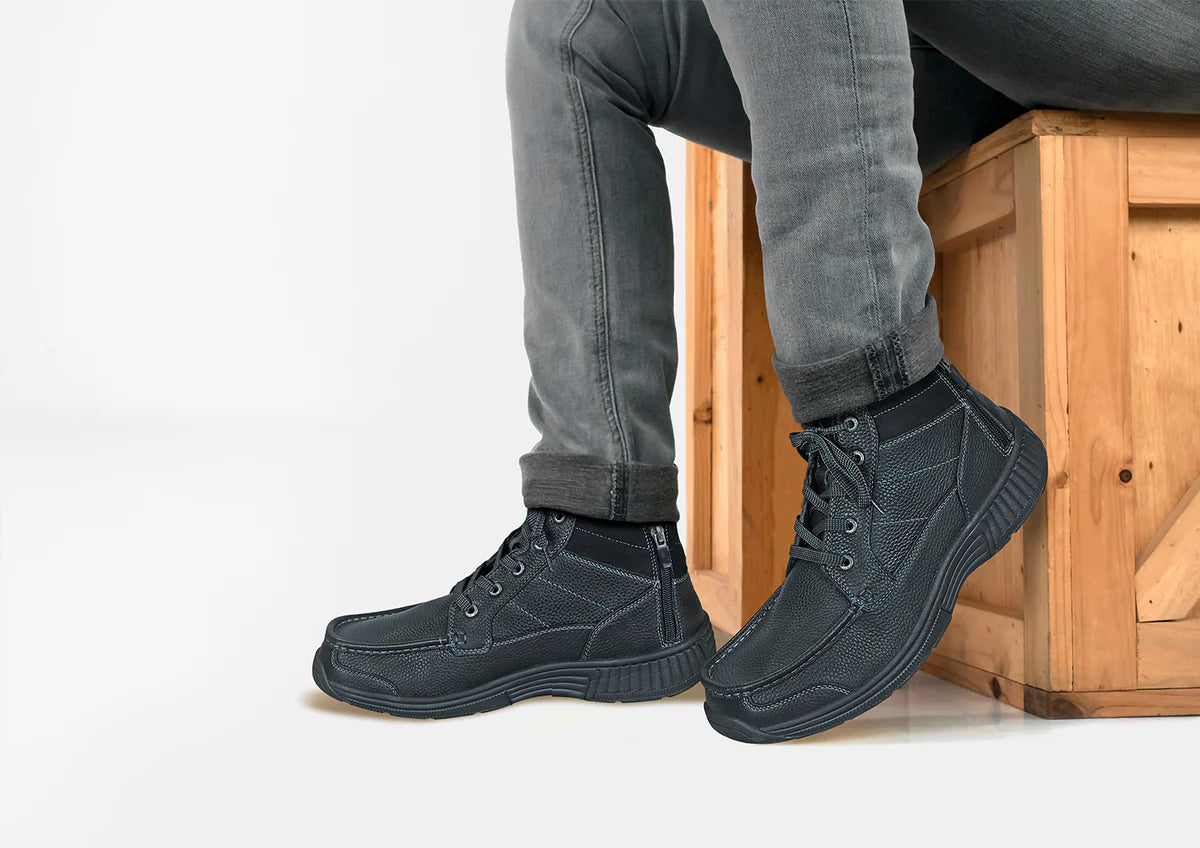 Men's Orthofeet Ryder Boots Black