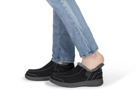 Men's Orthofeet Vito Slipper 20101 Black