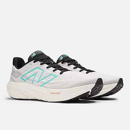 Men's New Balance M1080V13 Grey Matter with Cyber Jade and Black