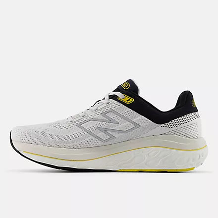 Men's New Balance M860V14 Grey Matter with Black and Ginger Lemon