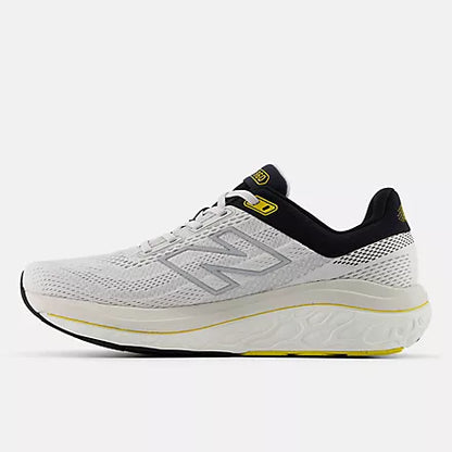 Men's New Balance M860V14 Grey Matter with Black and Ginger Lemon