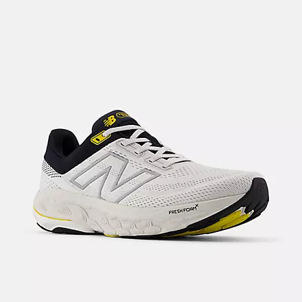 Men's New Balance M860V14 Grey Matter with Black and Ginger Lemon