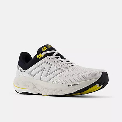 Men's New Balance M860V14 Grey Matter with Black and Ginger Lemon
