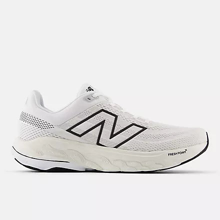 Men's New Balance M860V14 White with Black and Sea Salt