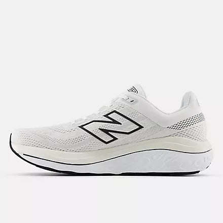 Men's New Balance M860V14 White with Black and Sea Salt