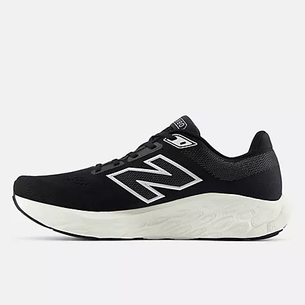 Men's New Balance M880V14 Black with Sea Salt and Silver Metallic