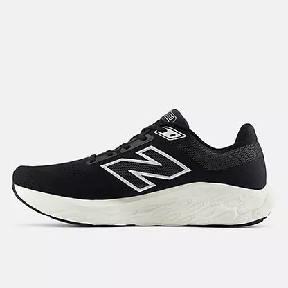 Men's New Balance M880V14 Black with Sea Salt and Silver Metallic