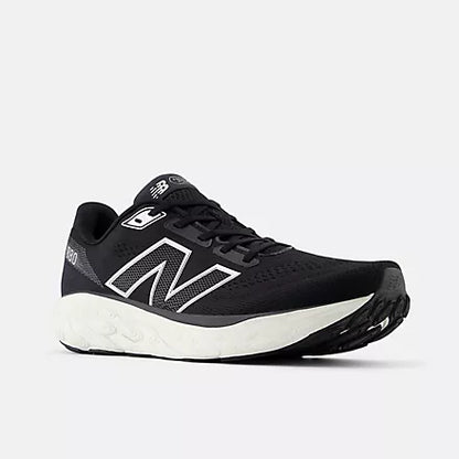 Men's New Balance M880V14 Black with Sea Salt and Silver Metallic