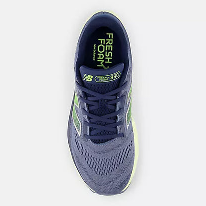 Men's New Balance M880V14 Arctic Grey with Limelight and NB Navy