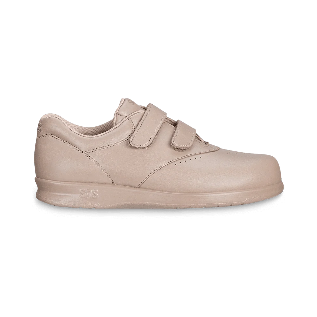 Women's SAS Me Too 2 Strap Velcro Leather Shoe Mocha