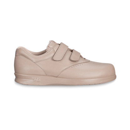 Women's SAS Me Too 2 Strap Velcro Leather Shoe Mocha