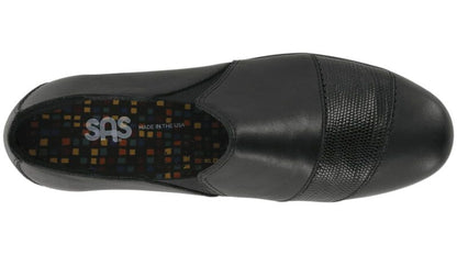 Women's SAS Nora Slip On Loafer 3570-714 Black Lizard