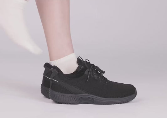 Women's Orthofeet Hands free Kita 80016 All Black