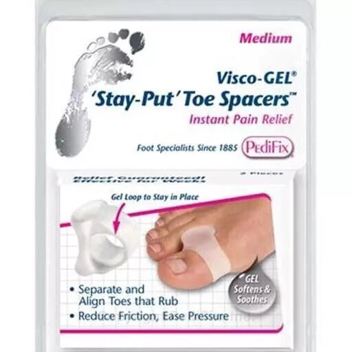 Pedifix Visco-Gel Stay-Put Toe Spacers P27