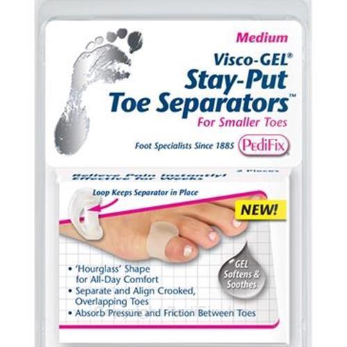 PediFix Visco-Gel Stay-Put Toe Separators