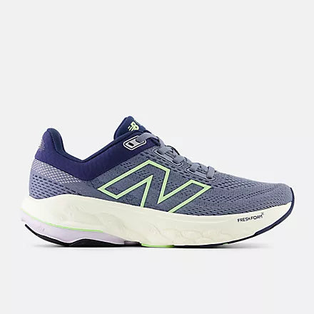 Women's New Balance W860V14 Arctic Grey with Sea Salt and Bleached Lime Glo