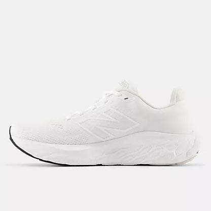 Women's New Balance W880V14 White with Silver Metallic and Sea Salt