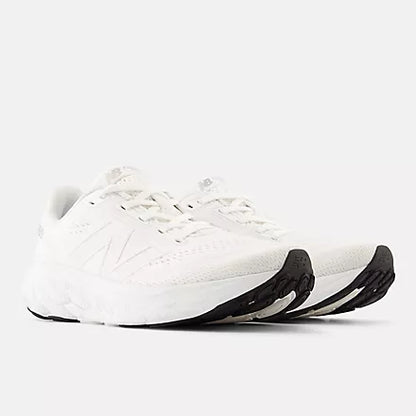 Women's New Balance W880V14 White with Silver Metallic and Sea Salt