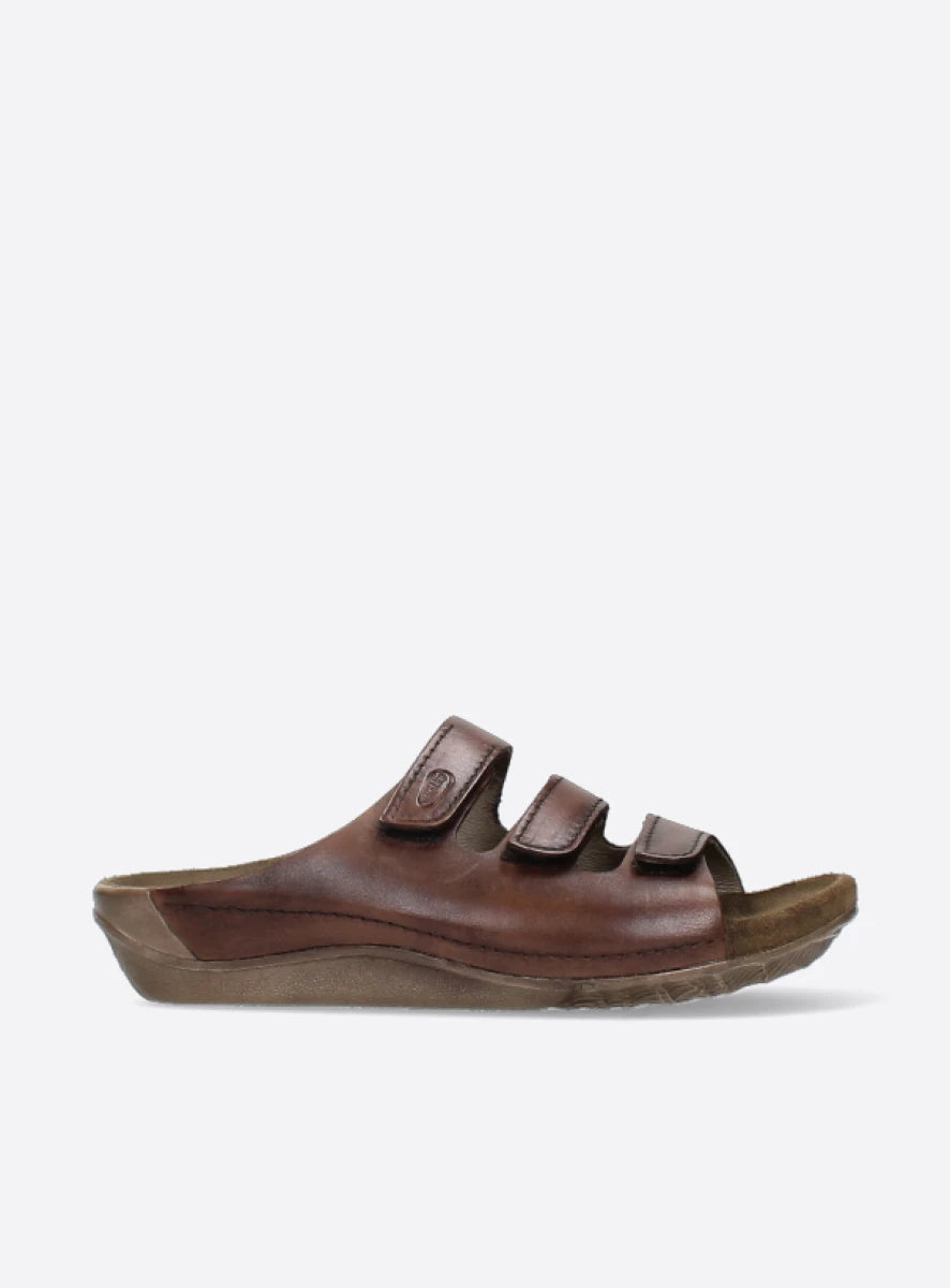 Wolky Nomad Sandal Cognac Leather