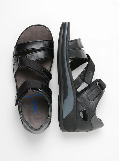 Wolky Desh Sandal Black Leather