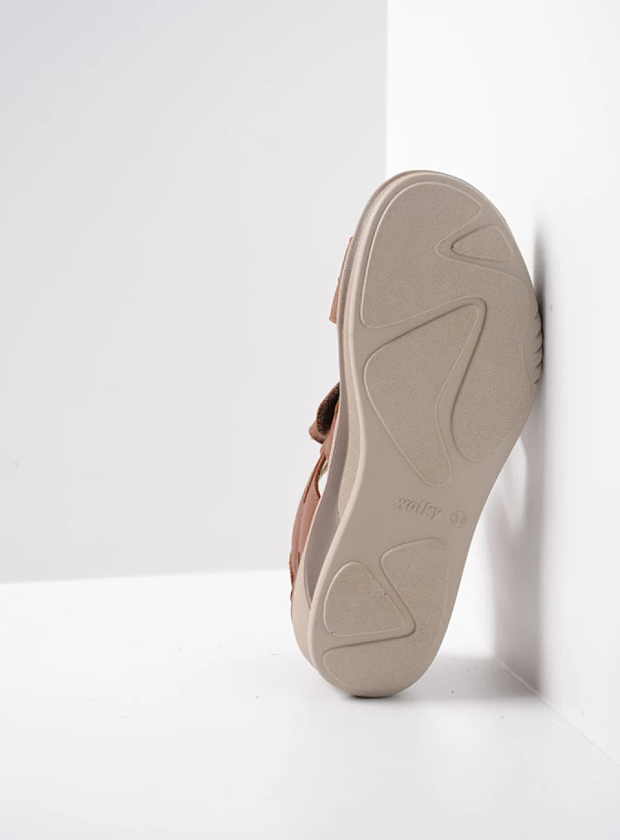 Wolky Desh Sandal Cognac Leather