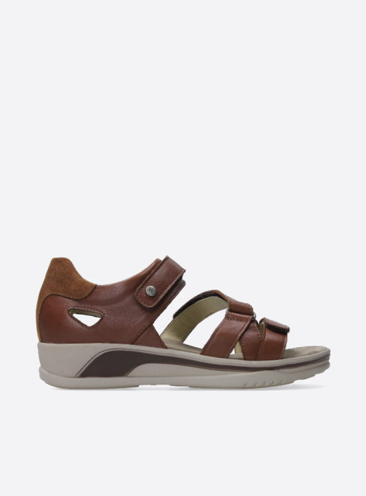 Wolky Desh Sandal Cognac Leather