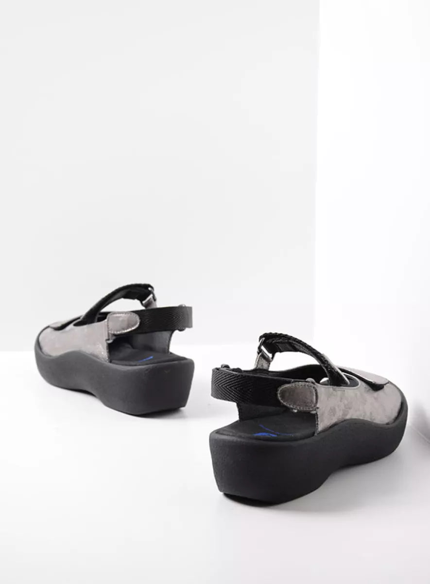 Wolky JEWEL Sandal Gray Nubuck