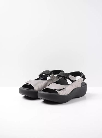 Wolky JEWEL Sandal Gray Nubuck