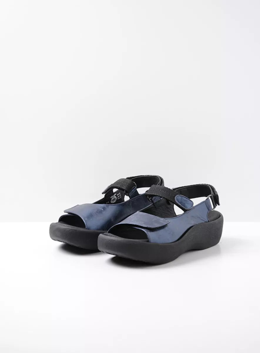 Wolky JEWEL Sandal Navy Blue Nubuck