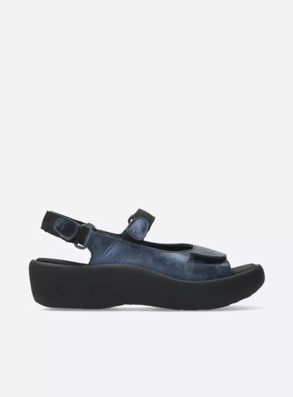 Wolky JEWEL Sandal Navy Blue Nubuck