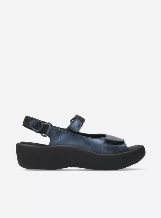 Wolky JEWEL Sandal Navy Blue Nubuck