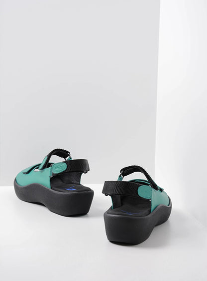 Wolky Jewel Sandal turquoise leather