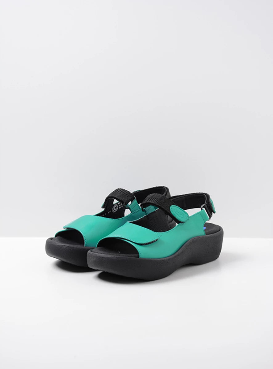 Wolky Jewel Sandal turquoise leather