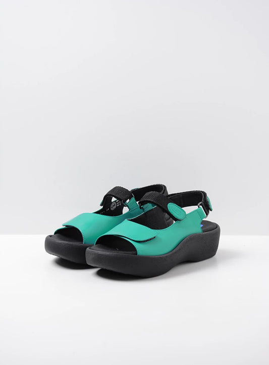 Wolky Jewel Sandal turquoise leather