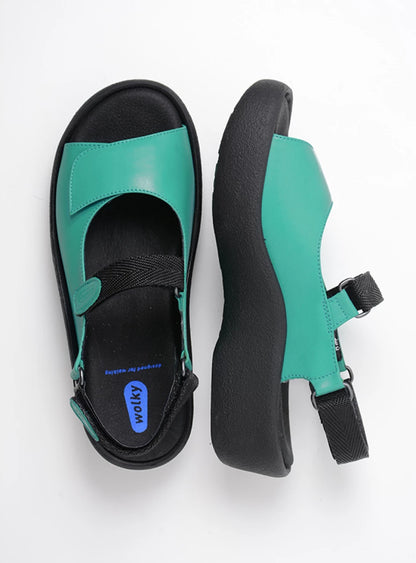 Wolky Jewel Sandal turquoise leather