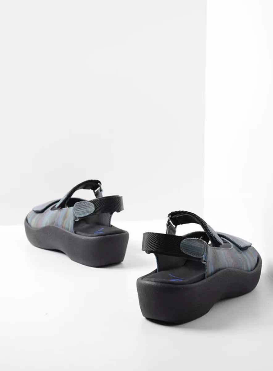 Wolky JEWEL Sandal multi jeans suede
