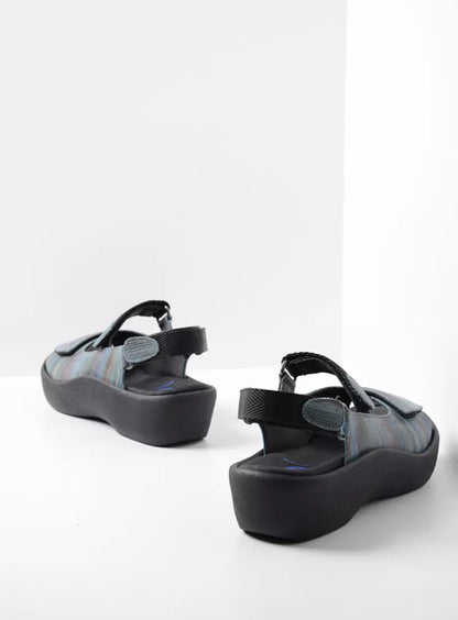 Wolky JEWEL Sandal multi jeans suede