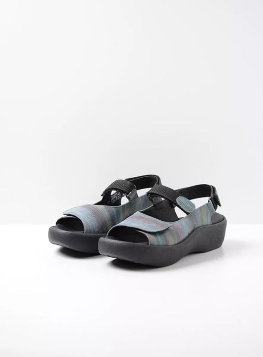 Wolky JEWEL Sandal multi jeans suede