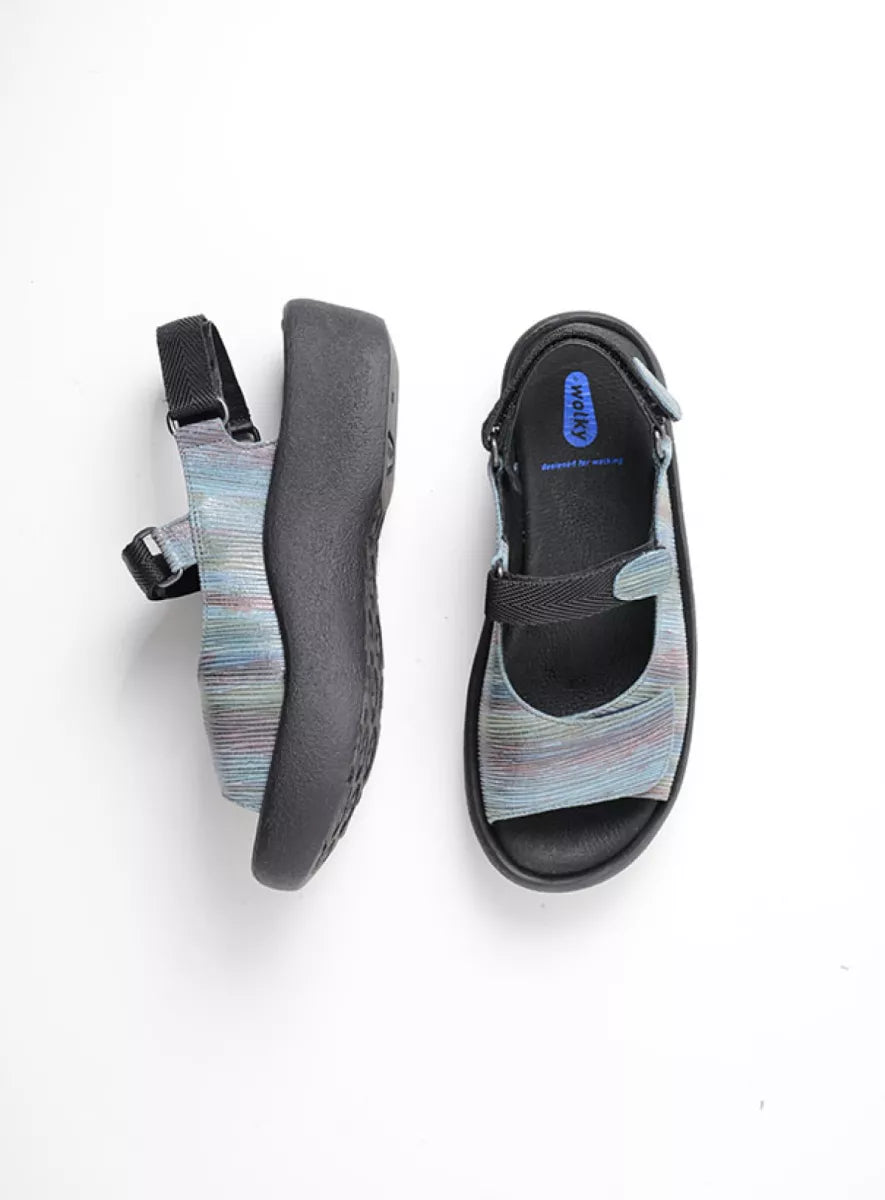 Wolky JEWEL Sandal multi jeans suede