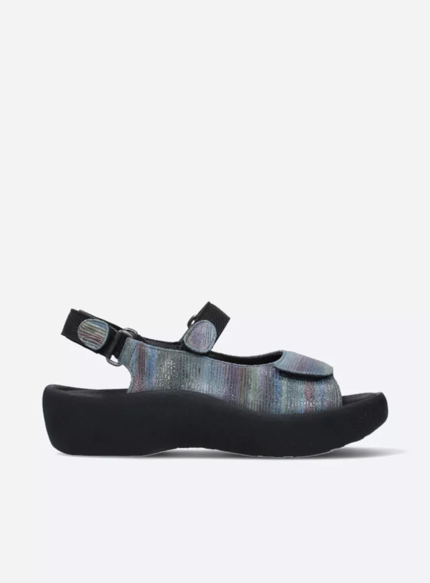 Wolky JEWEL Sandal multi jeans suede