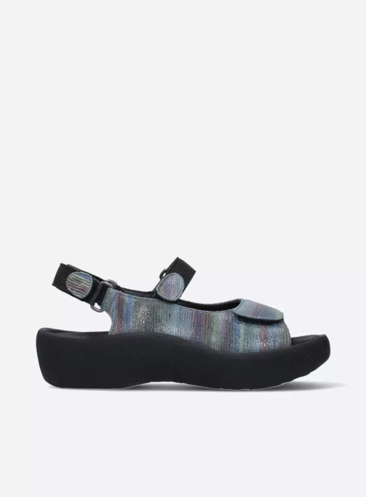 Wolky JEWEL Sandal multi jeans suede