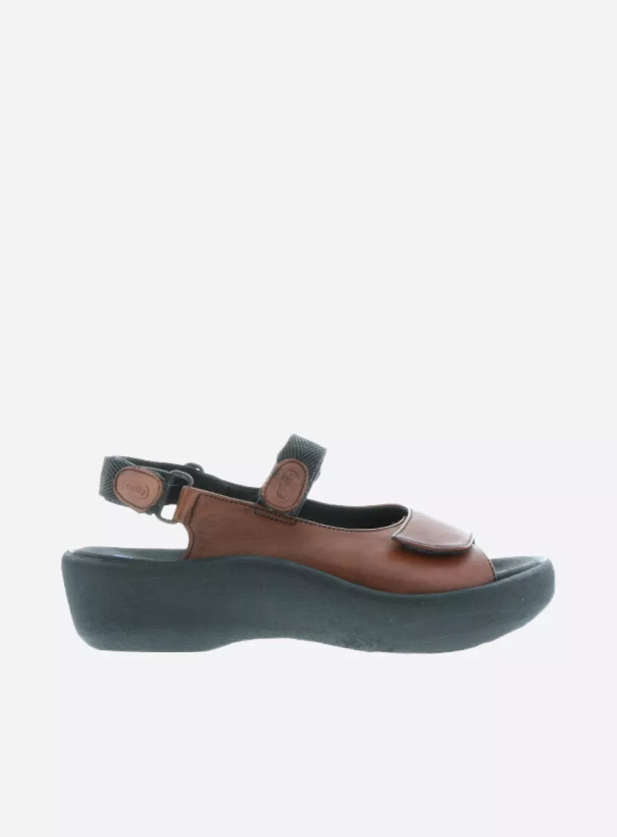 Wolky Jewel Sandal cognac leather