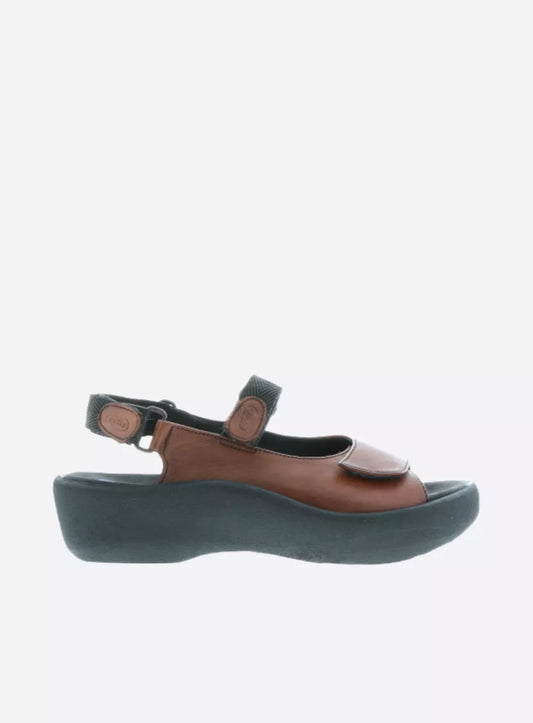 Wolky Jewel Sandal cognac leather