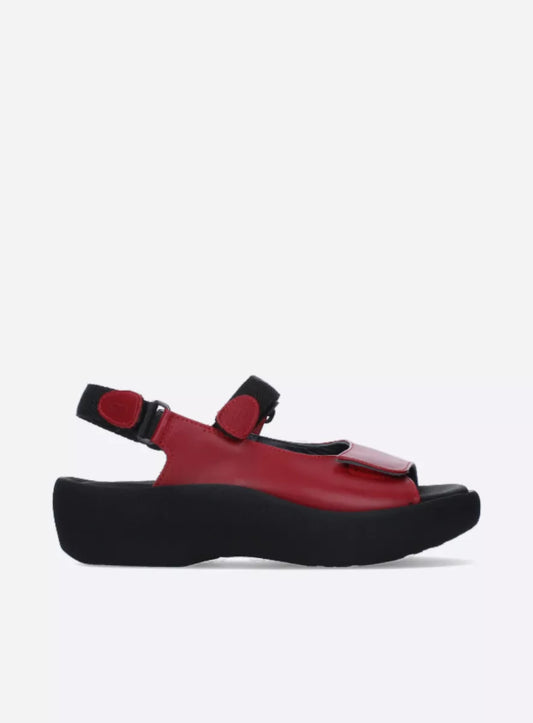 Wolky JEWEL Sandal Red Leather