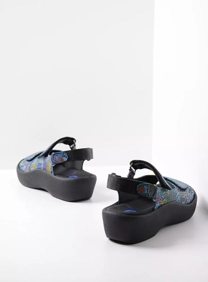 Wolky JEWEL Sandal Navy Jeans Multi Fantasy