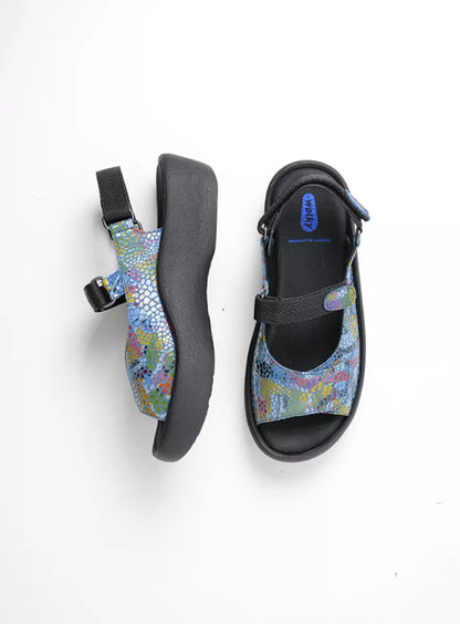 Wolky JEWEL Sandal Navy Jeans Multi Fantasy
