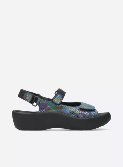Wolky JEWEL Sandal Navy Jeans Multi Fantasy