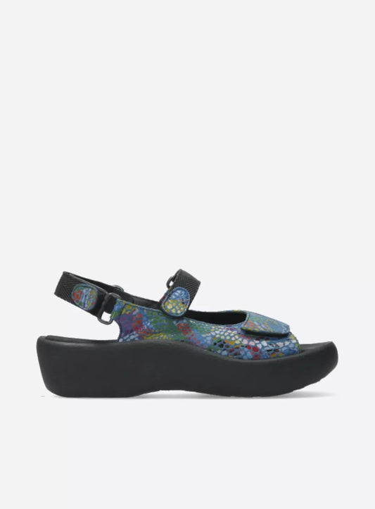 Wolky JEWEL Sandal Navy Jeans Multi Fantasy